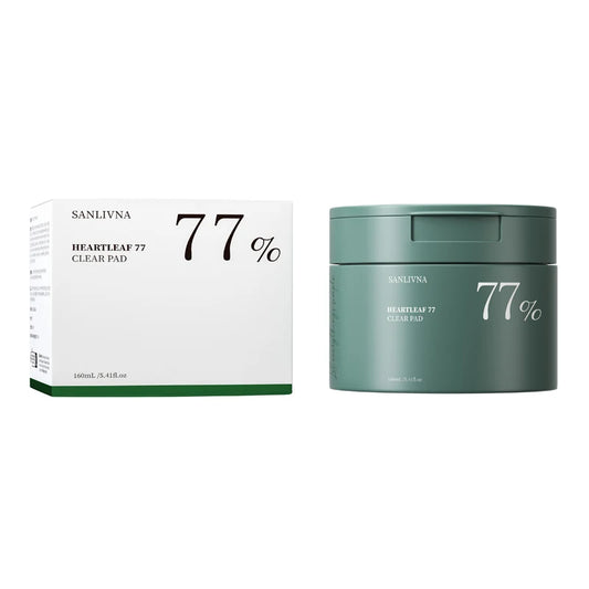 Heartleaf 77 Toning Pads, Moisturizing Pore Care, for Face Hydration Heartleaf Extract Moisturizing Centella Asiatica 160ML