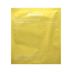 Radiant Vita Niacinamide Real Deep Mask Deep Nourishing Whitening Anti-Aging 34g x4ea