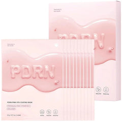 PDRN Pink Vita Coating Mask Deep Collagen Anti Wrinkle Lift Face Mask Overnight Firm Hydrating Moisturizing Glowing Skin Korea