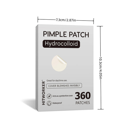 360pcs Face Acne - Adesivos hidrocoloides para espinhas