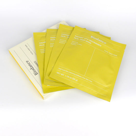 BIODANCE Radiant Vita Niacinamide Real Deep Mask - 34g x 4pcs