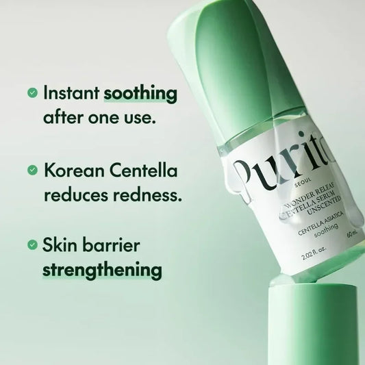 Purito Centella Assay Non-flavored Essence Ampoule Soothing and Calming Facial Serum Skin Care Korea 60ml