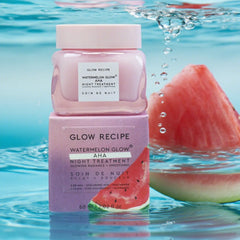 Glow Recipe Watermelon AHA Smooth Hyaluronic Acid Niacinamide Skincare Night Cream Pore Shrinking Facial Care 60ml